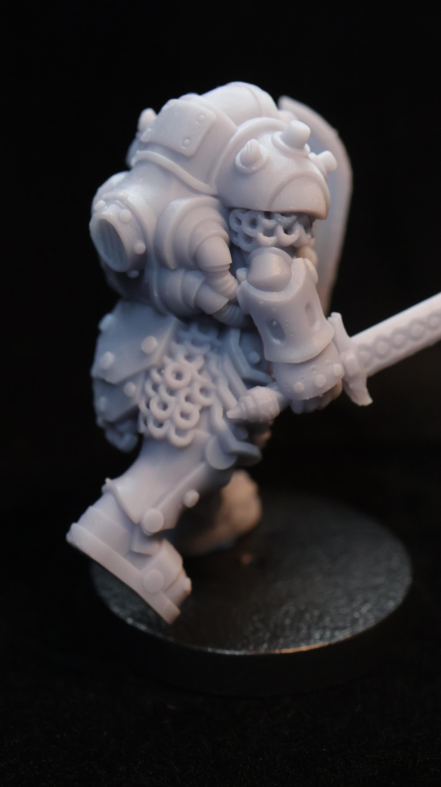 Abyssal Reavers - Grimdark Trench Proxy Miniatures - 2x Ironclad Reavers - 32mm Resin Minis - (Diceverse)