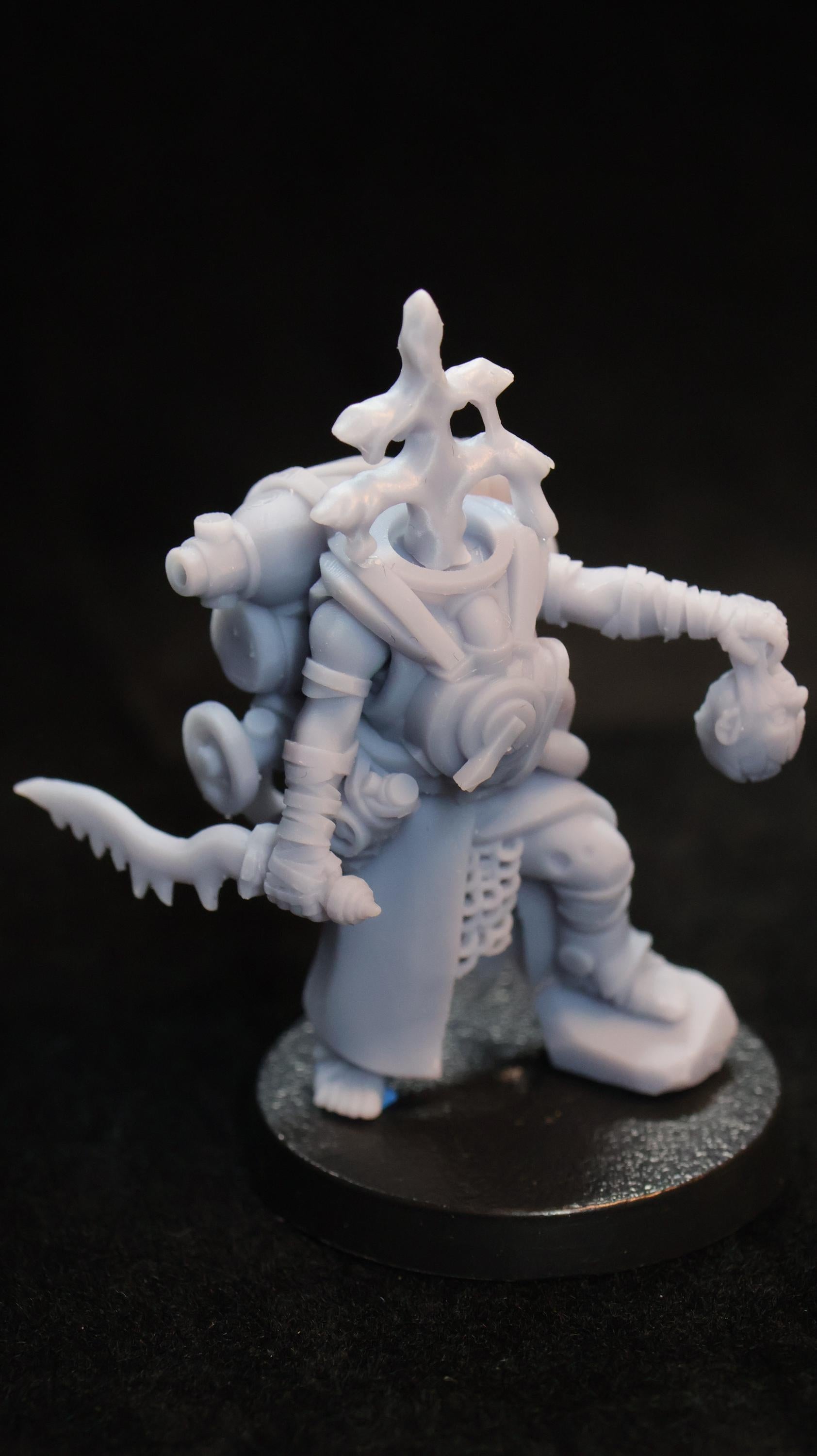 Abyssal Reavers - Grimdark Trench Proxy Miniatures - Dirge Chanter - 32mm Resin Minis - (Diceverse)