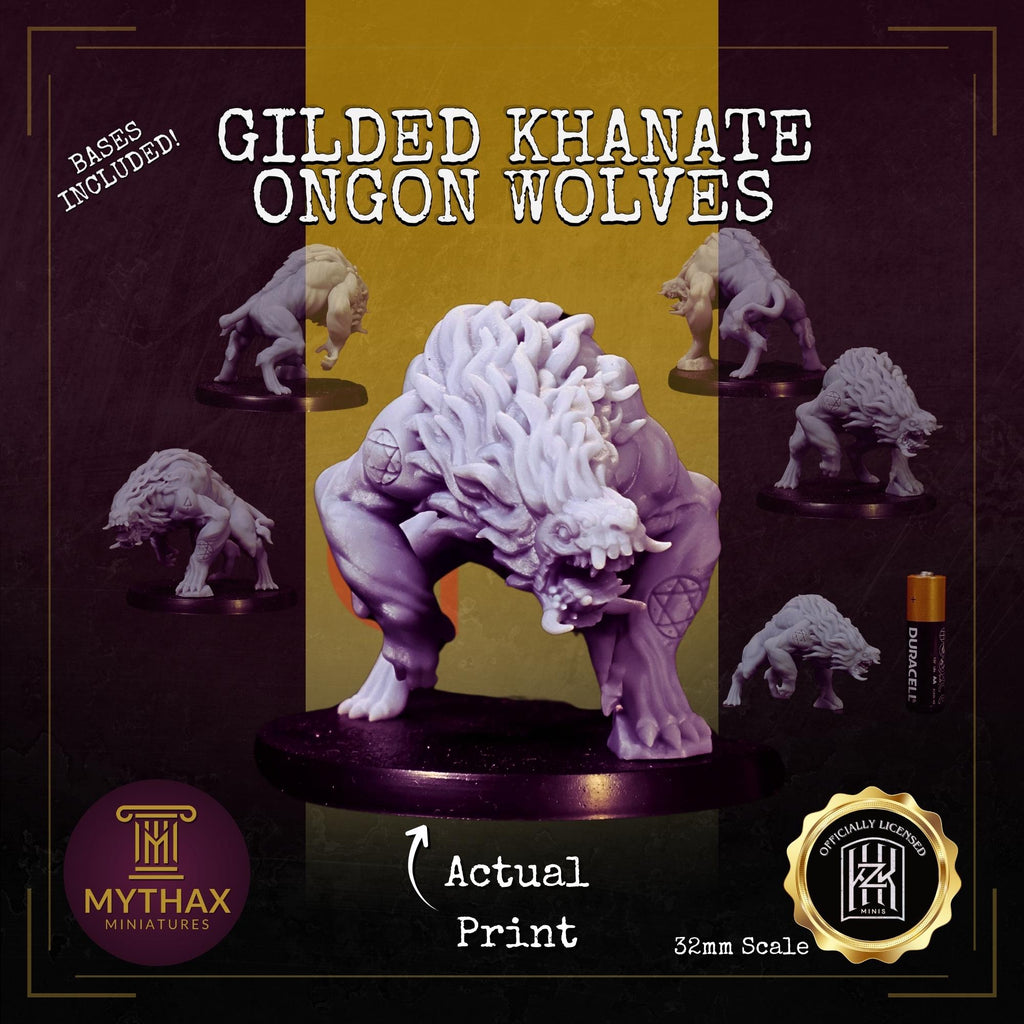 Gilded Khanate - Grimdark Trench Proxy Warband - 32mm Resin Miniatures - (KzKminis) - Bases included