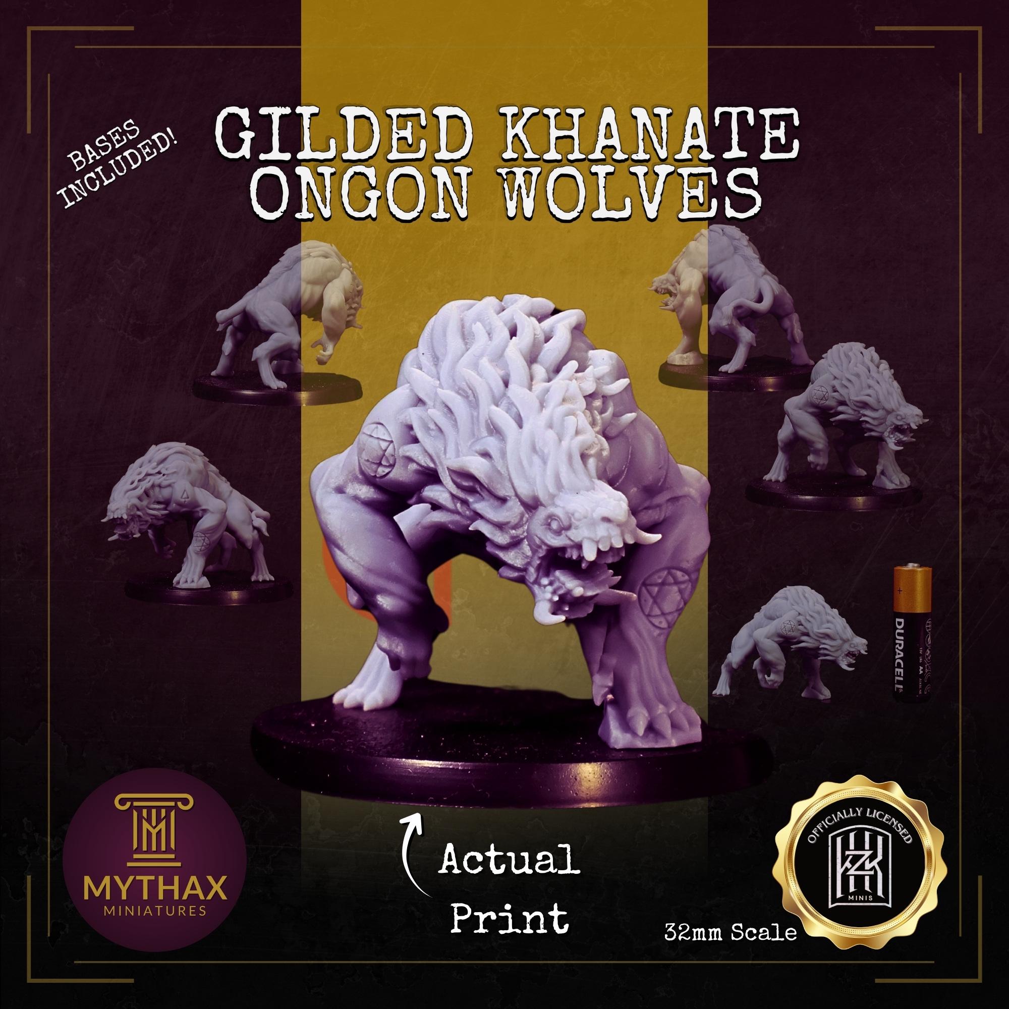 Gilded Khanate - Grimdark Trench Proxy Warband - 32mm Resin Miniatures - (KzKminis) - Bases included