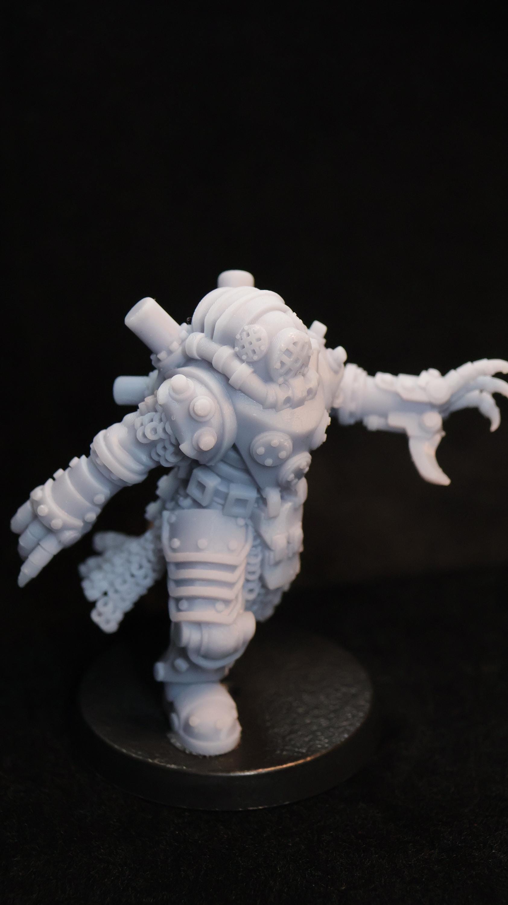 Abyssal Reavers - Grimdark Trench Proxy Miniatures - Depth Stalker - 32mm Resin Minis - (Diceverse)