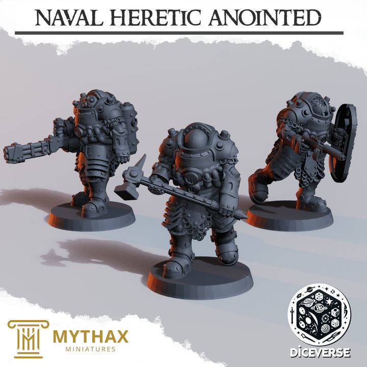 Naval Heretic Anointed (x8 32mm Figures)