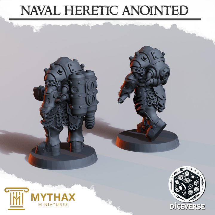 Naval Heretic Anointed (x8 32mm Figures)