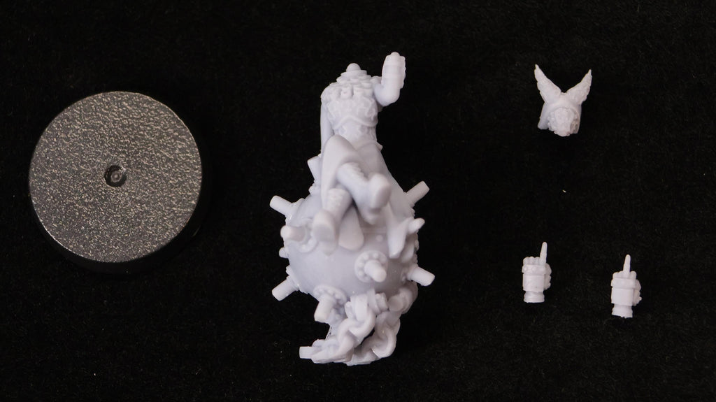 Abyssal Reavers - Grimdark Trench Proxy Miniatures - Bomb Hag - 32mm Resin Minis - (Diceverse)