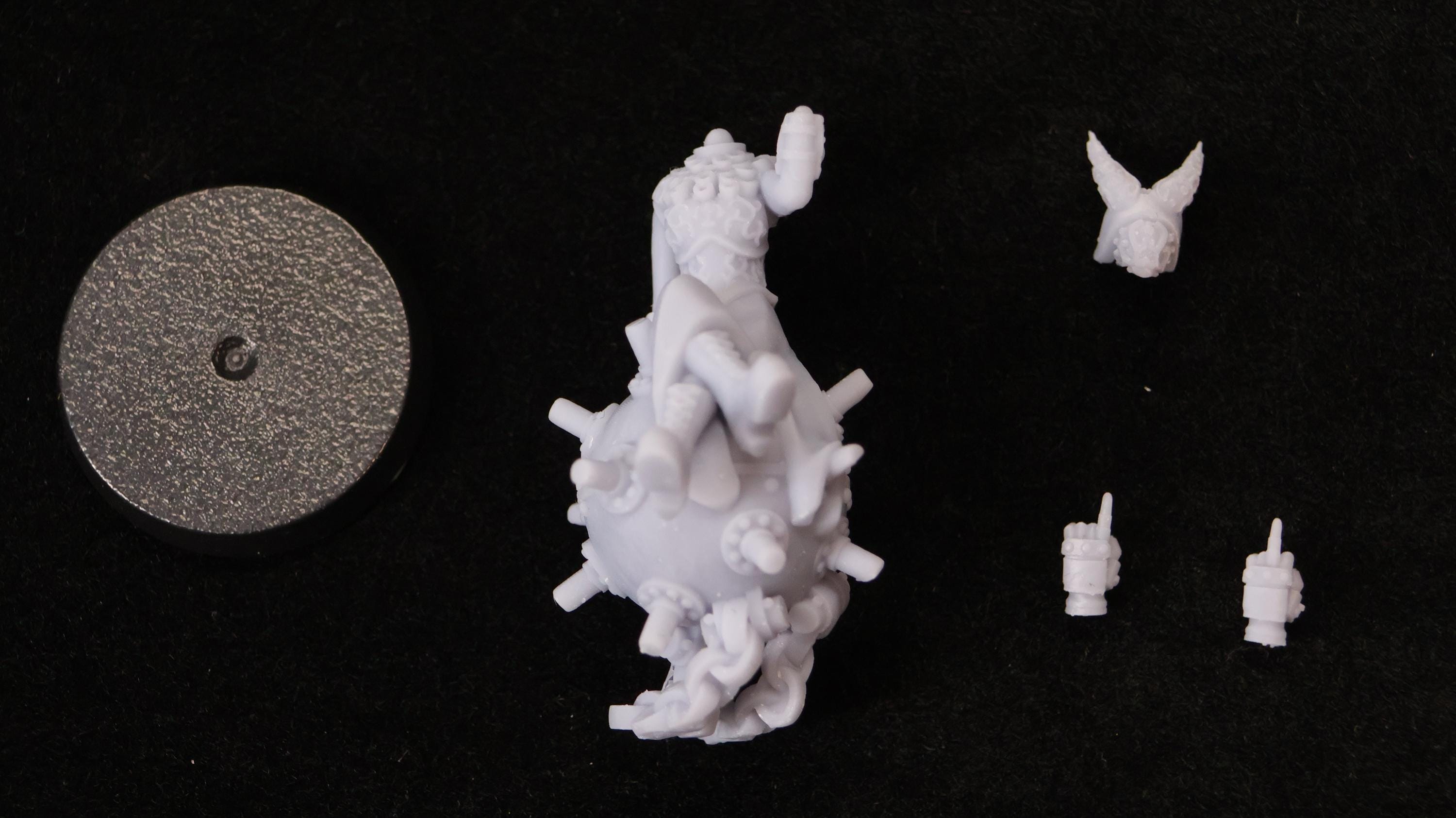 Abyssal Reavers - Grimdark Trench Proxy Miniatures - Bomb Hag - 32mm Resin Minis - (Diceverse)