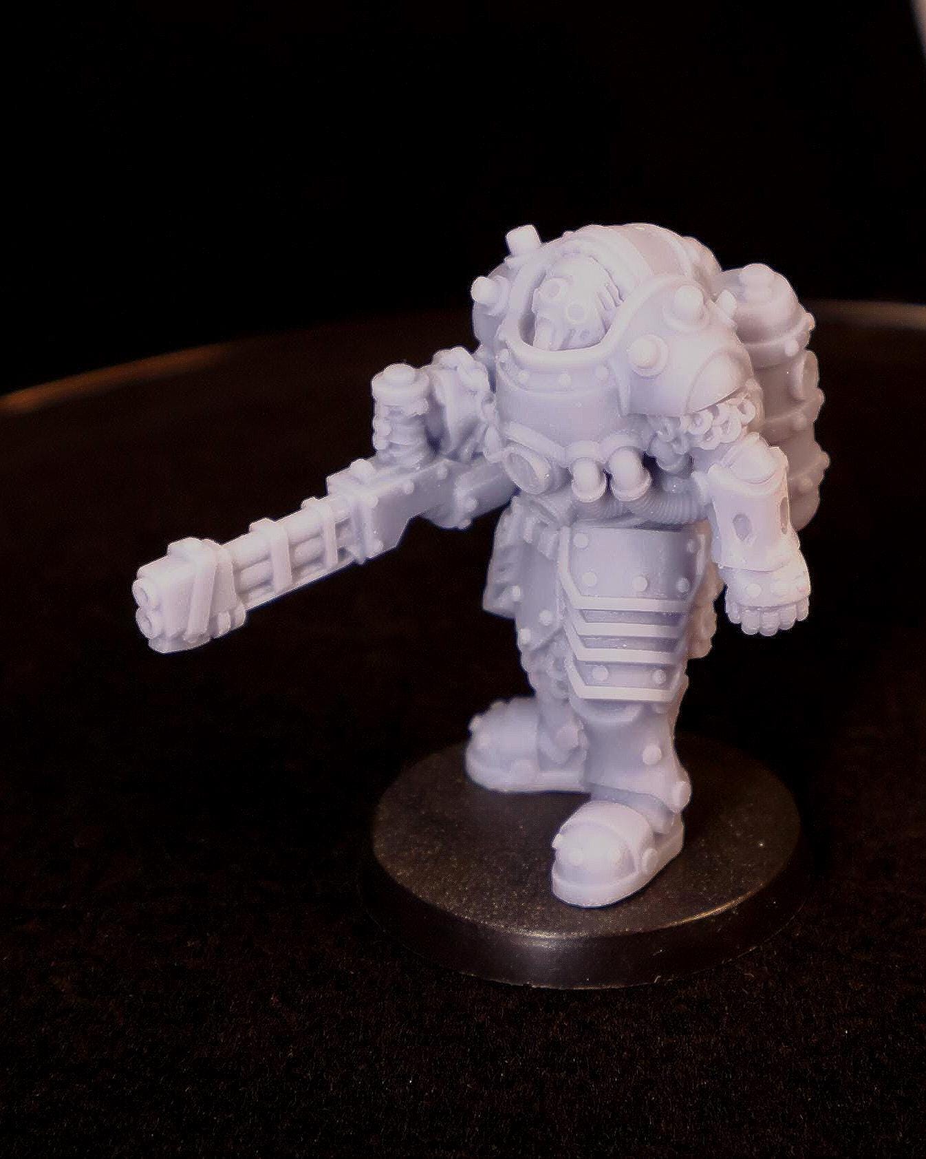 Abyssal Reavers - Grimdark Trench Proxy Miniatures - 2x Ironclad Reavers - 32mm Resin Minis - (Diceverse)