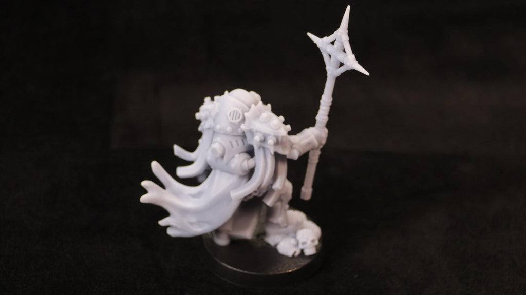 Abyssal Reavers - Grimdark Trench Proxy Miniatures - Chaplain - 32mm Resin Minis - (Diceverse)